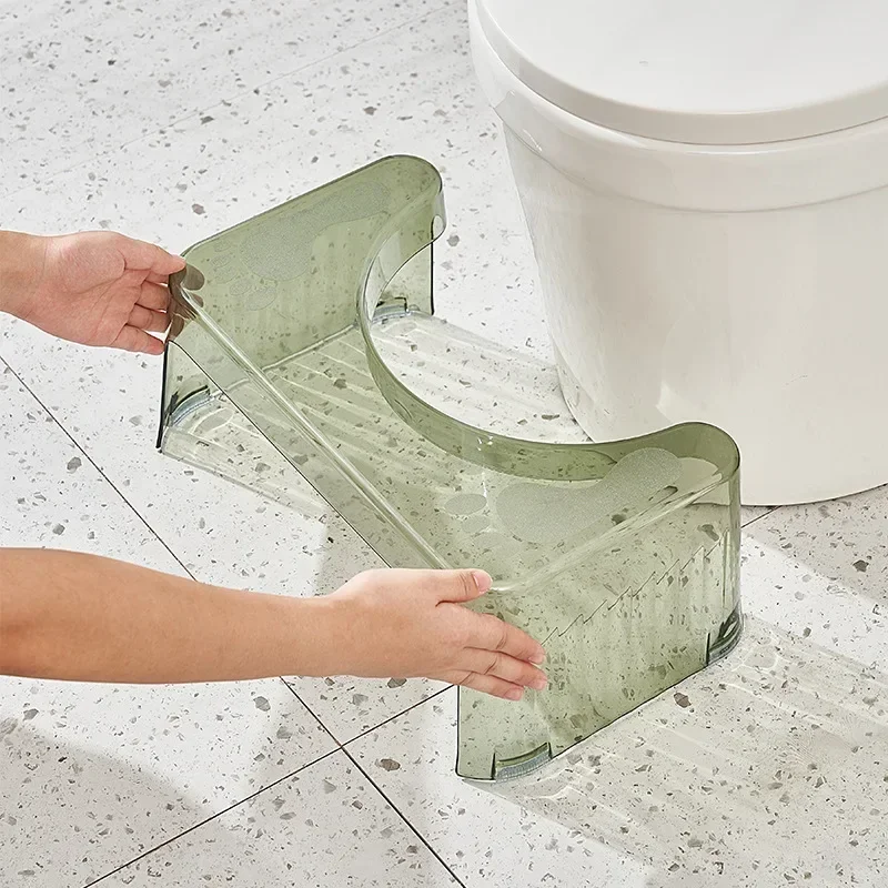 

Household Toilet Stool Thickened Non-slip Adult Children's Foot Stool Footstool Poop Stool Plastic Bathroom Chairs