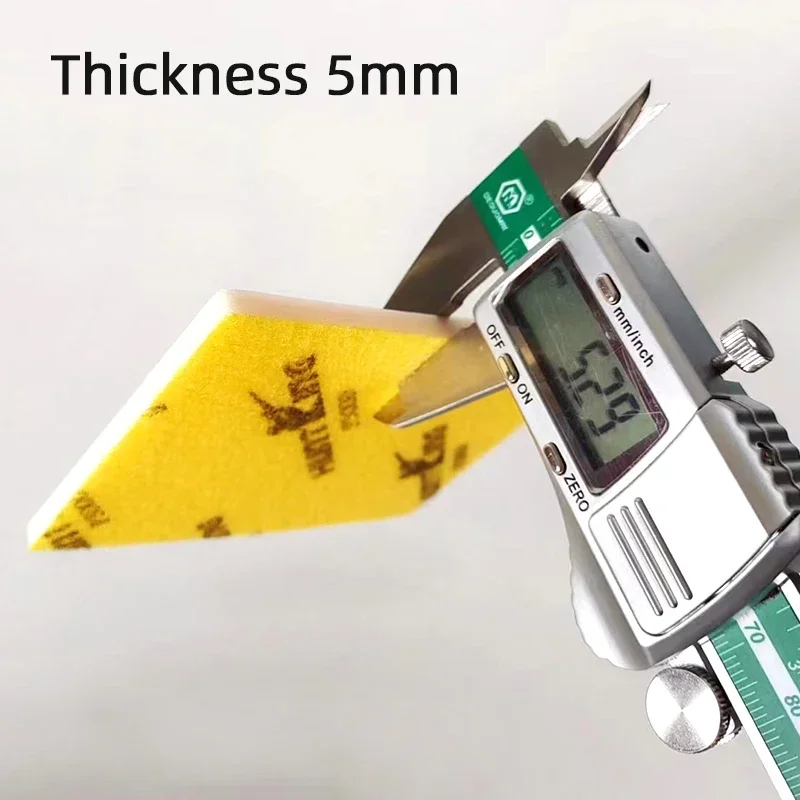 

Sponge Sandpaper 75x100mm Flocking for FESTOOL or MRIKA ect Sander Small Square Grinding Head Car Spray Polishing Sand Cotton