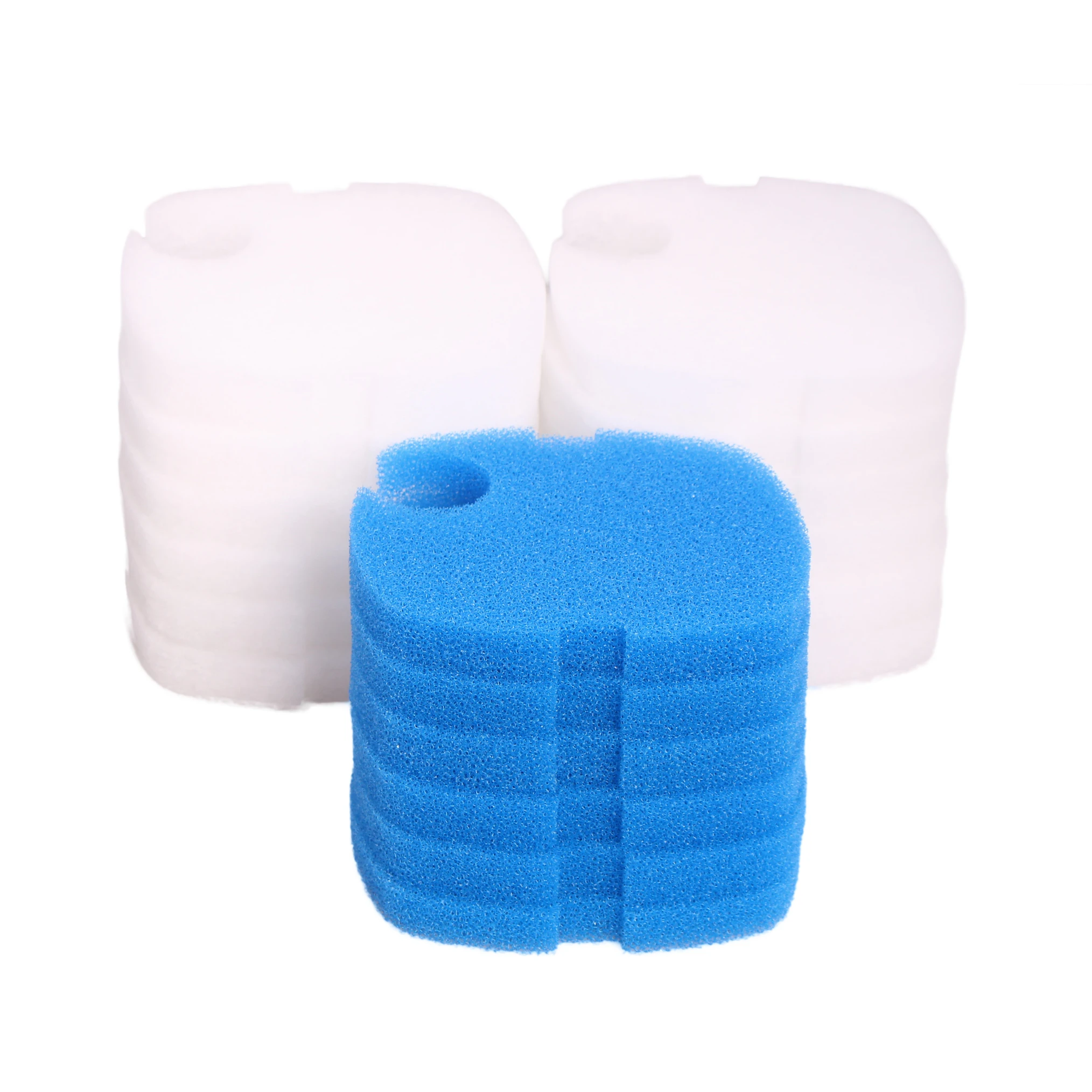 Compatible Filter Foam Pads Set Fit for All Pond Solutions 1000EF+ (6x White Floss, 3x Blue Coarse)