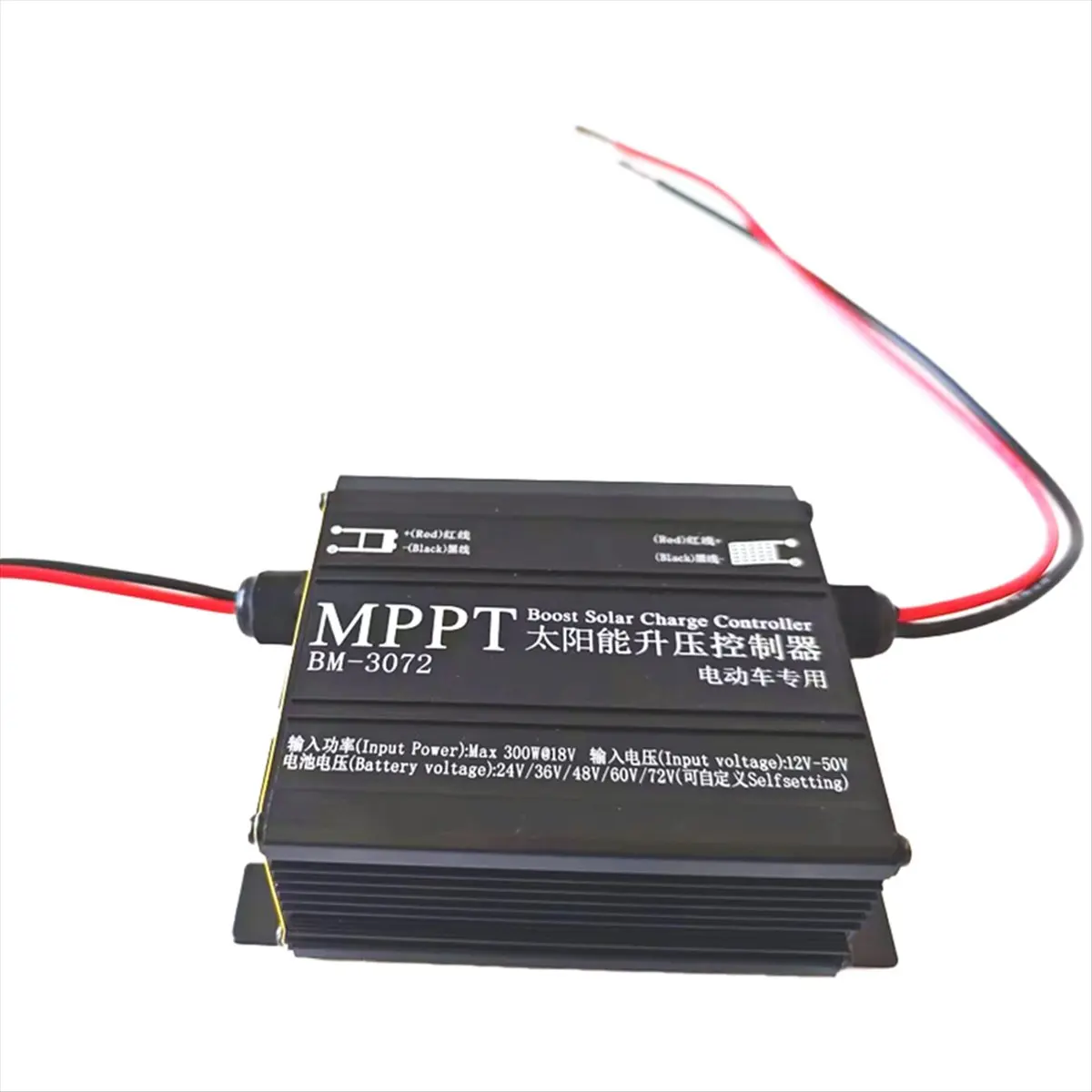 [on-sale]lcd-bm3072-300w-mppt-solar-charge-controller-battery-charger-24-36-48-60-72v-boost