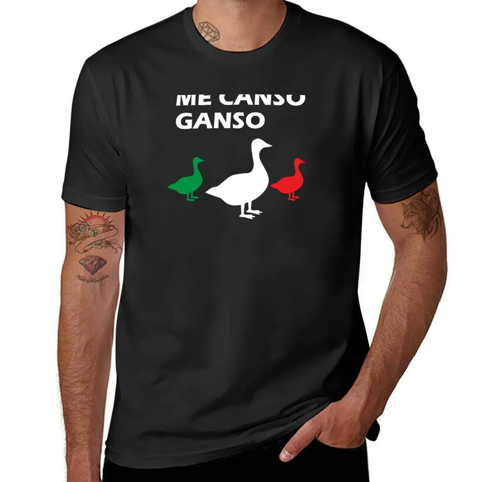 

TShirt Me Canso Ganso - AMLO 2019 T-Shirt cute tops cute clothes Short sleeve tee hippie clothes mens funny t shirts
