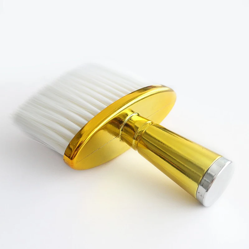 

Парикмахерская щетка NeCk Duster для чистки лица, щетка для стрижки волос SweePing, щетки для чистки, аксессуары для парикмахера, инструмент, золото