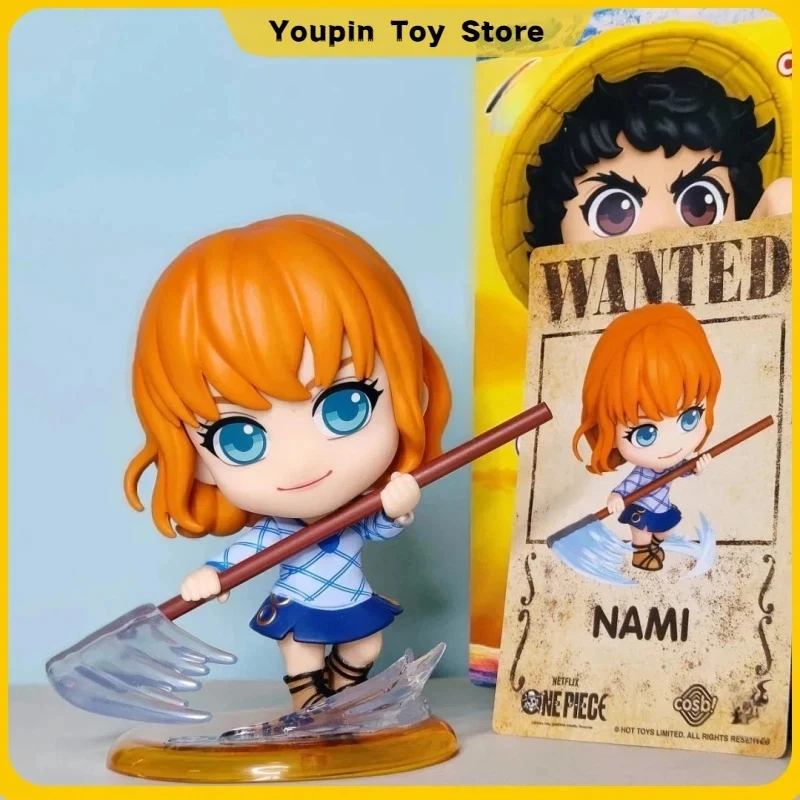 Caja Sorpresa de One Piece, Mini Figura Versión Q, Nami, Sanji, Coby, Usopp, Chopper, Luffy, Zoro, Caja Misteriosa de Figuras Coleccionables, Regalo de Cumpleaños