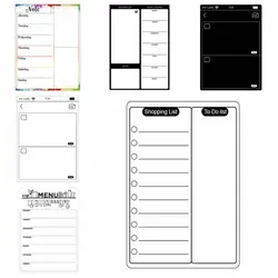 Dry Wipe Magnetic Whiteboard, Frigorífico Ímãs, White Board Marker, Writing Record, Message Board, Remind Memo Pad