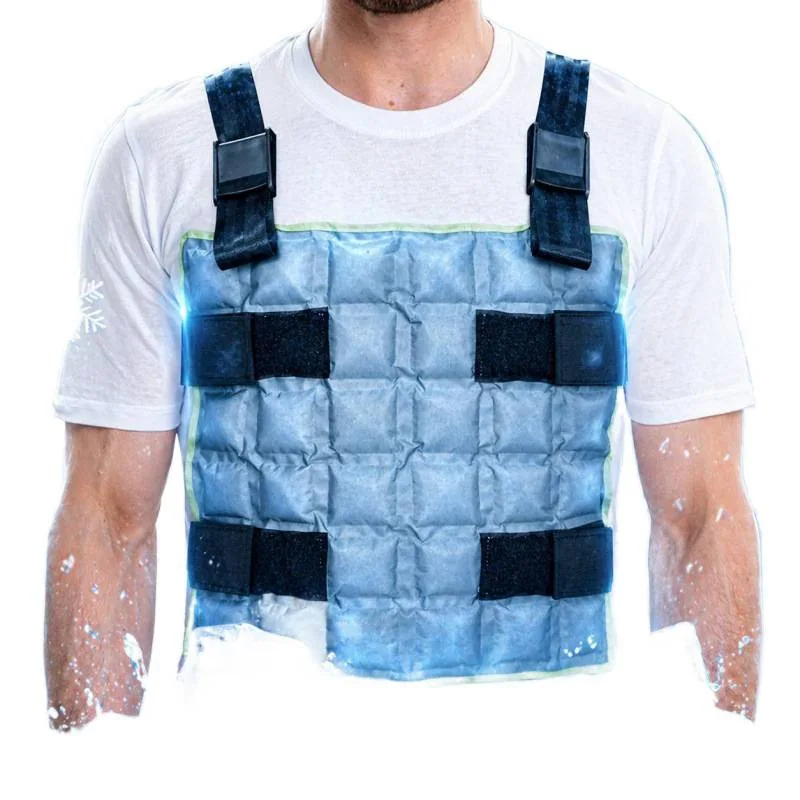Self-absorbing cooling vest high-temperature construction heatstroke prevention and cooling tool factory labor protection vest