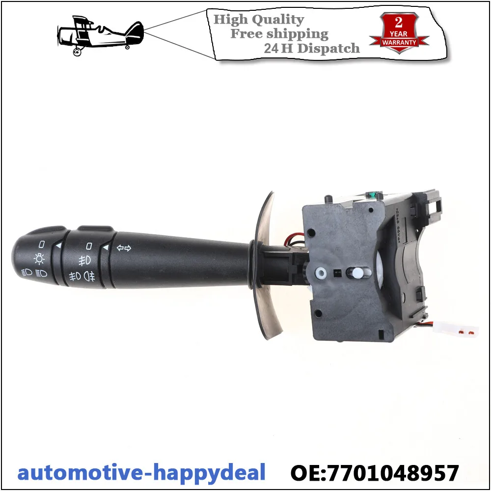 Steering Column Indicator Light Stalk Switch 7701048957 for Renault Kangoo