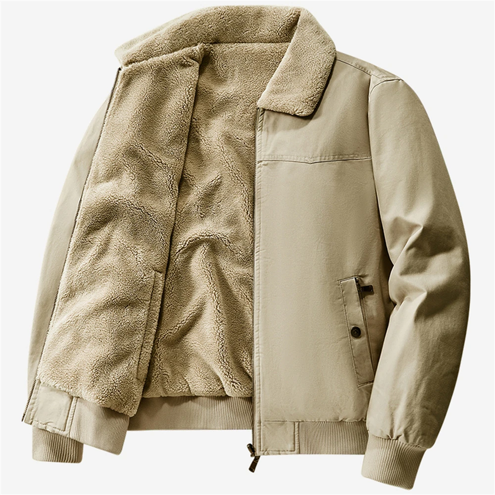 

Мужская двусторонняя куртка, флисовые пальто-карго, воротник-стойка, зимние куртки на молнии, флисовая ветровка, походные куртки для альпинизма