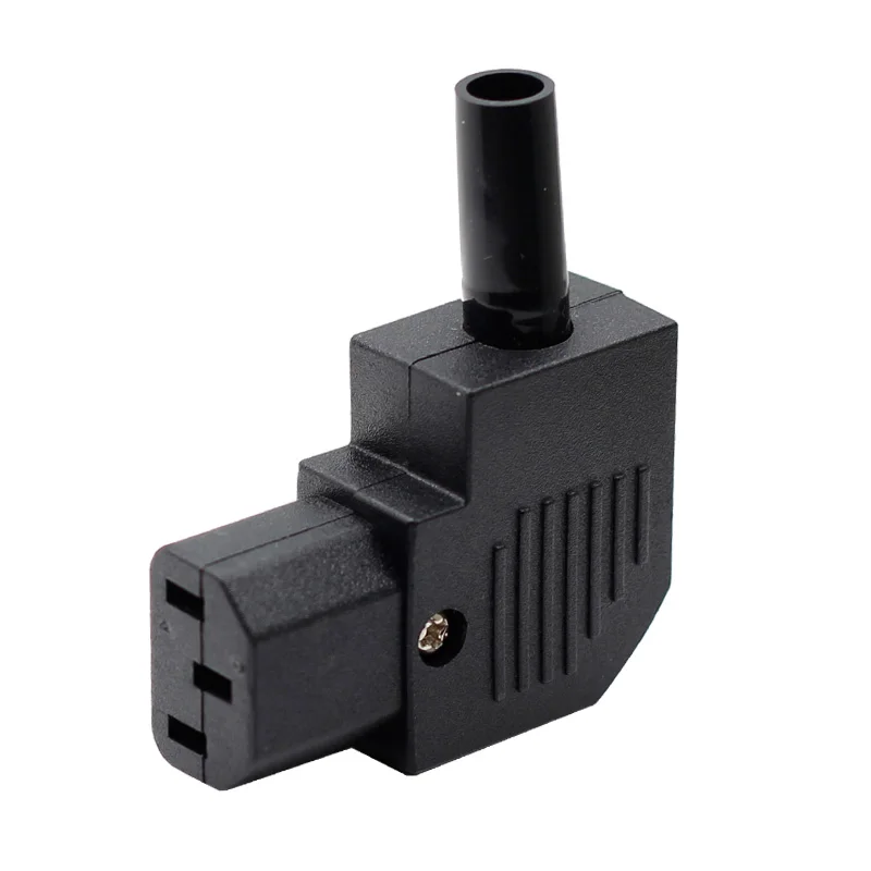 

IEC 320 C13 Power Plug 10A 250V Power Cable Connector Assembly Connector, 90 Degree Angled C13 Female AC Adapter IEC 320 C13 Po