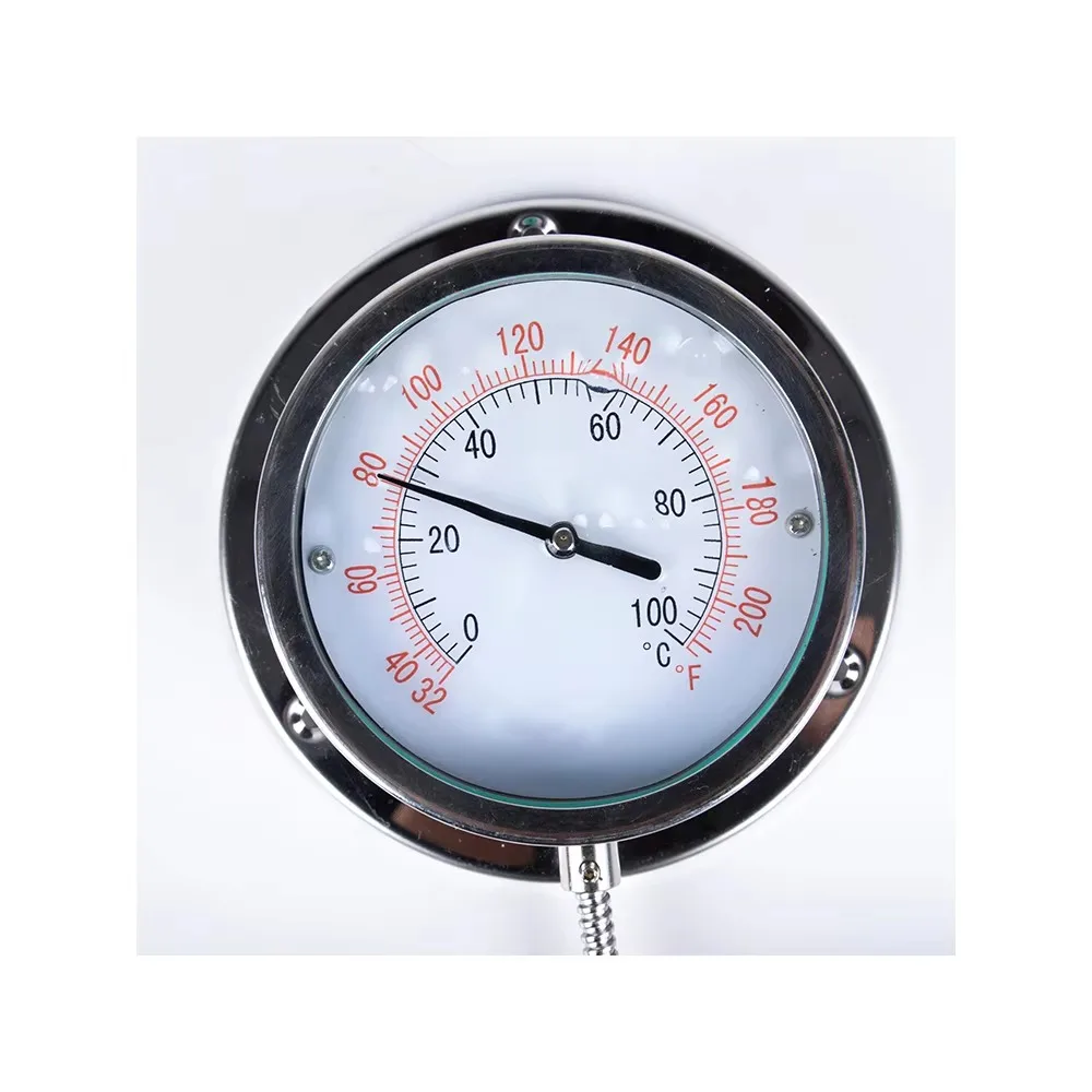 Customizable Capillary Thermometer Oil Manometer Hydraulic Oil Pressure Gauge Temperature Meter with OEM and ODM Support