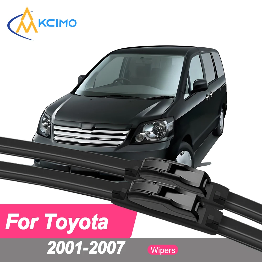 

Premium Rubber Durable Silent Windshield Wiper Blades 2pcs for Toyota Noah R60 2001-2007 Voxy Front Wiper Blades Set