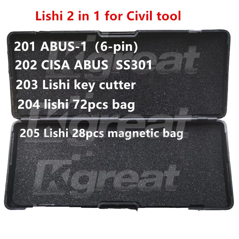 Lishi 2 في 1 لـ فولفو ، TOY47 TOY48 TOY51 TOY38R TOY2 TOY2014 TOY2018 HU56 NE66 YH35R YH65 ZD30 ZD24R KTM1 KYM2 ، 121-140 ، 2 في 1