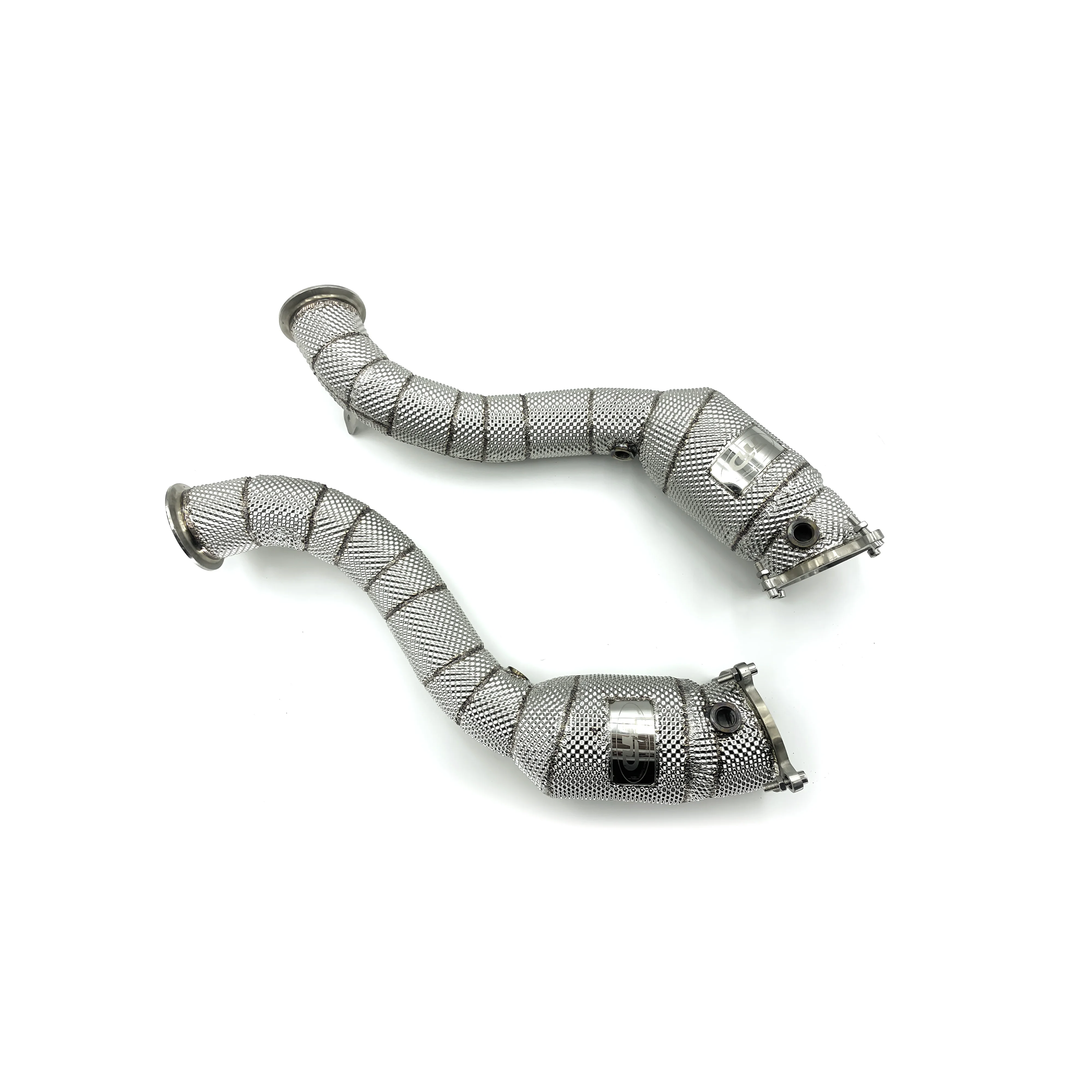 for ING Stainless Steel for Mclaren 720S 4.0T V8 Downpipe Exhaust Pipe System High Quality Auto Performance Tuning Parts