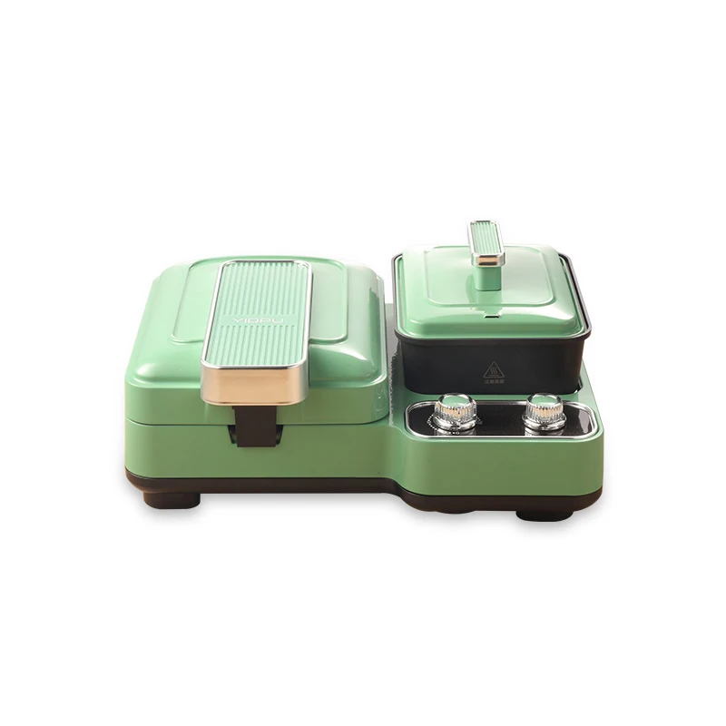 Breakfast Sandwich maker Multi-function family toaster Breakfast Maker 3 in 1 light waffle maker