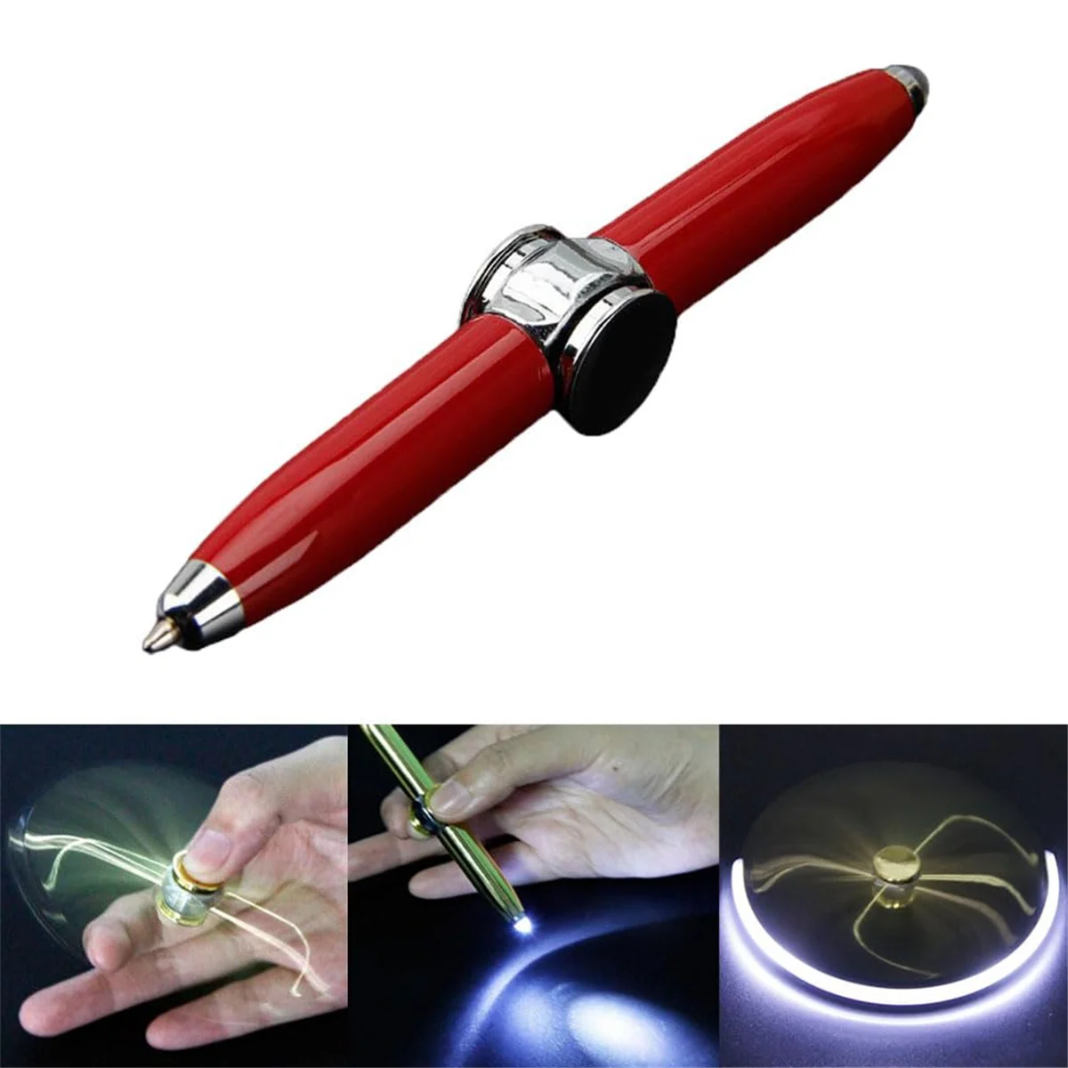 A72Z  Pen, Pen with LED Light, Writing Tool,Illuminated Tip Pen, Ballpoint Pen for Lighting for Writing in the Dark B