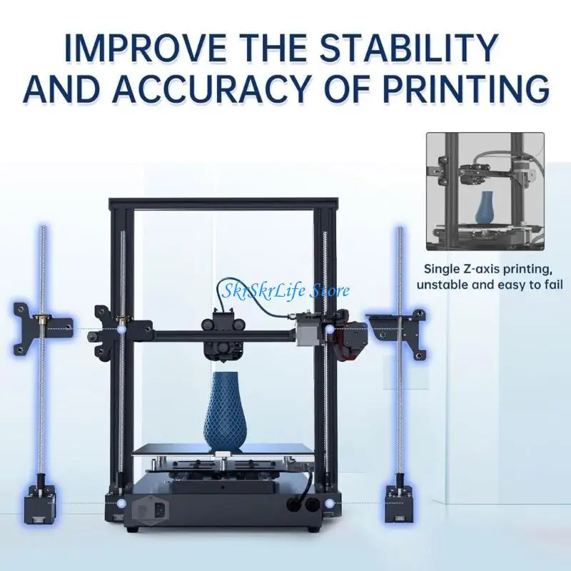 

E65E Double Z Axes Upgraded with Leads Screw Power Supply Stepper Motor Printer Screw Rod for B1/B1 SEPlus/Hurakan