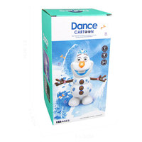Disney Movie Anime Figure Frozen Olaf Snowman Electronic Smart Dancing Robot With Music Kids Gifts Snow man Robot Toys