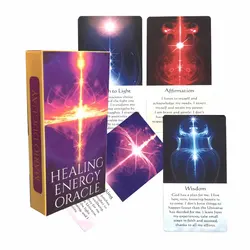 Hot sales Healing Energy Oracle Card Fate Divination Family Party Paper Cards Game Tarot And Third Eye Tarot 78 Card