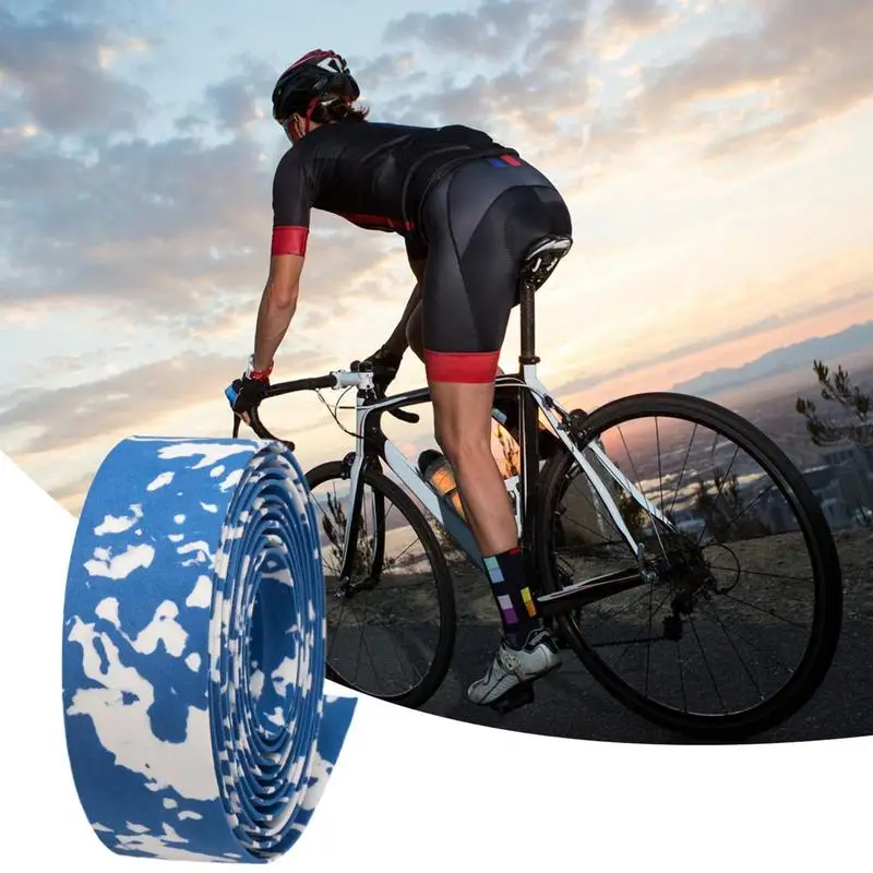 Road Cycling Handlebar Tapes Cycling Bar Tape Grip Non-slip Handlebar Grips Cover Cycle Handle Grip Wrap Ergonomic Comfortable