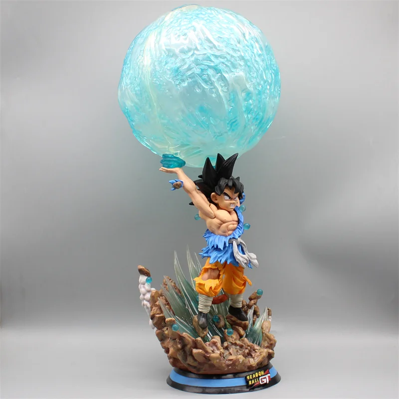 17/25/42/46.5cm Anime Dragon Ball Z Zero Son Goku Genki Dama Spirit Bomb Action Figures Collectible Model Doll Toys Figurals