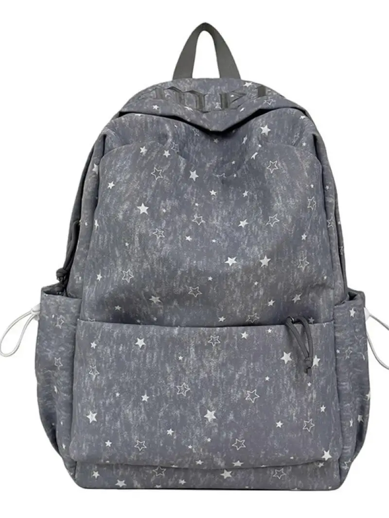 Ladies' Backpack, Mint Star Fluff Blend Dyed Backpack, Sweet Girl Student Party, Light Oxygen Healing Feeling, Versatile Backpac