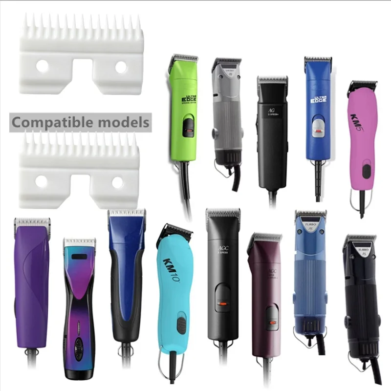 18 Teeth Ceramic Cutter Pet Clipper Replacement Blade Fit Andis Ceramic Edge, Oster A5, Oster Fast Feed & Wahl KM Series Groomin - view 5