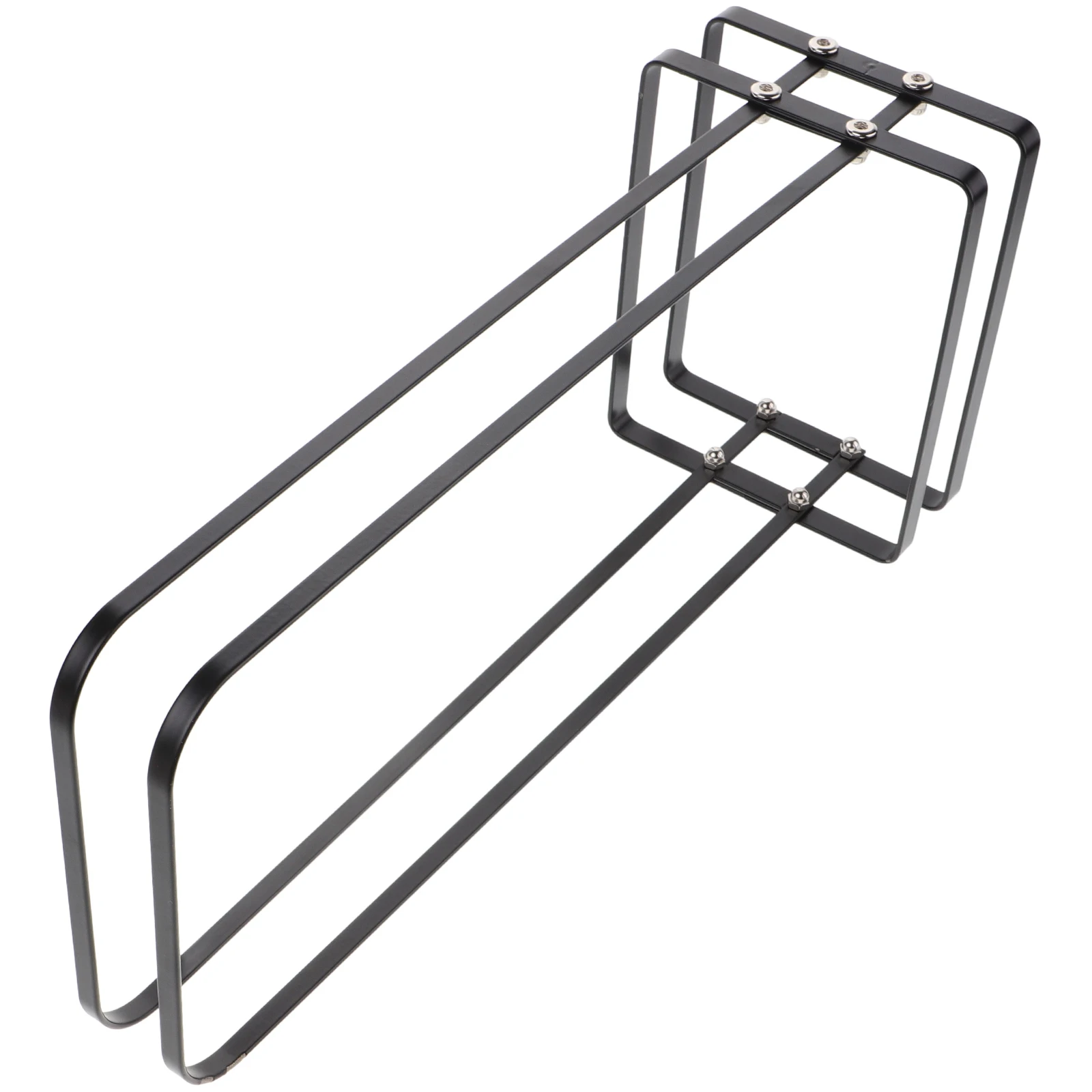 

SpaceSaving Vertical Hanger Organizer Stacker Clothes Hanger Container Stand Iron Rack for Adult Clothes Hangers Storage