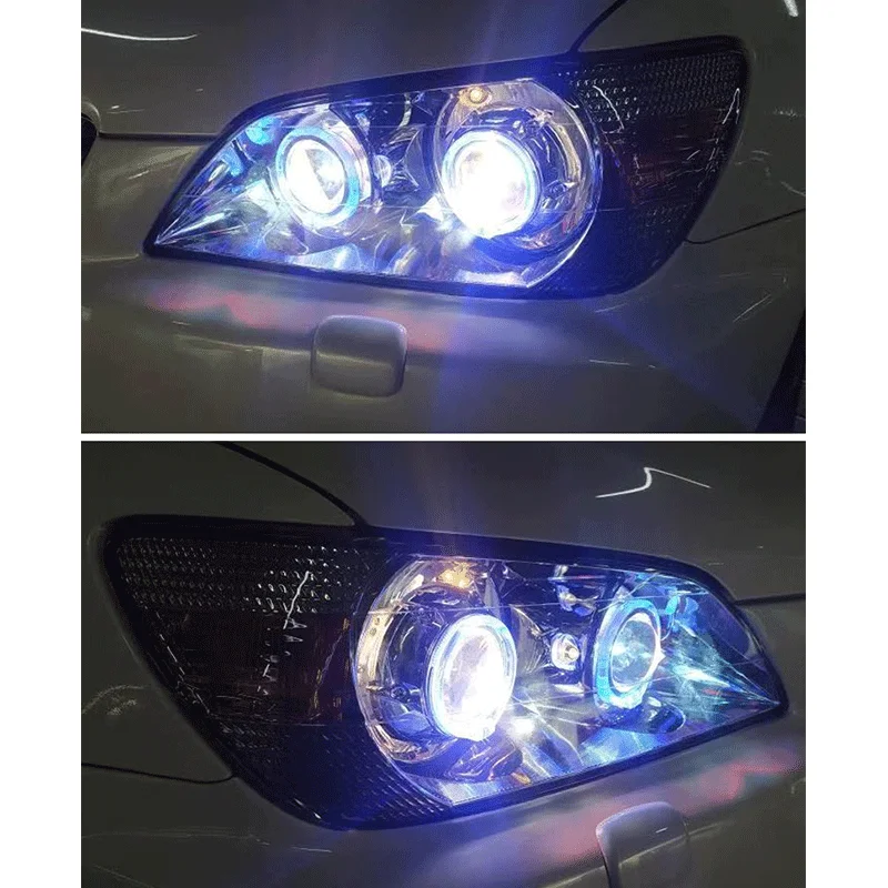 Suitable for 1998-2005 Altezza RS200 headlight Lexus IS200 headlight LED Angel Eye Double Lens HID Car accessories