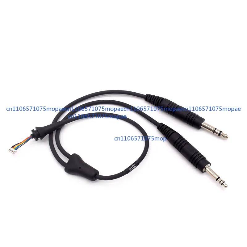 

Стереокабель для авиационной гарнитуры Bose с двойным разъемом A10, разъем 6,3 мм, 5,2 мм на 6-контактный разъем