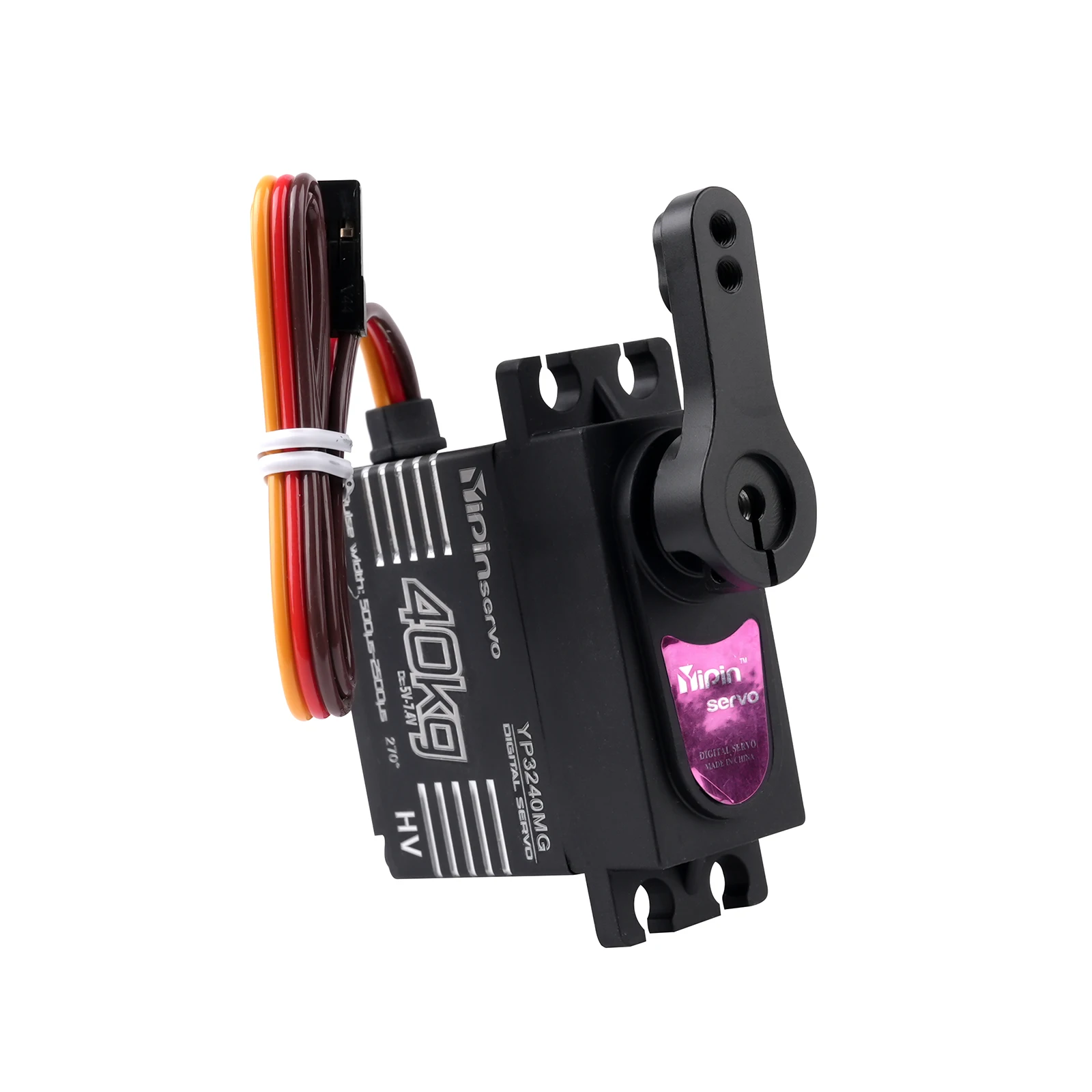 GXservo 40KG servo numérique à couple élevé 5.0-7.4V engrenage en acier alliage d'aluminium 180/270 degrés servos RC pour modèle de voiture d'escalade Robot