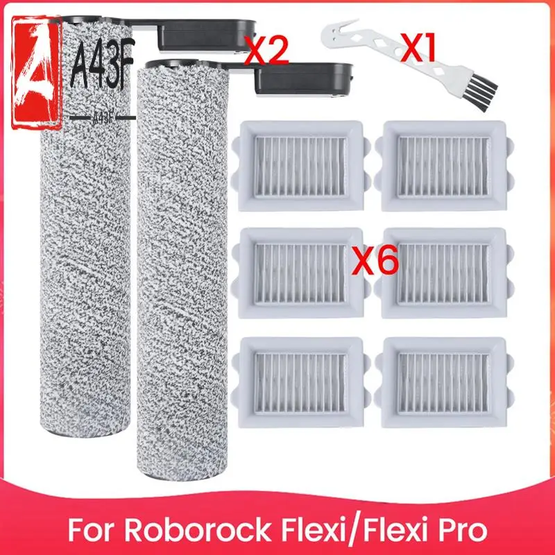 

A43F-For Roborock Flexi/Flexi Pro Handheld Wireless Vacuum Cleaner Main Roller Brush HEPA Filter Accessories Parts