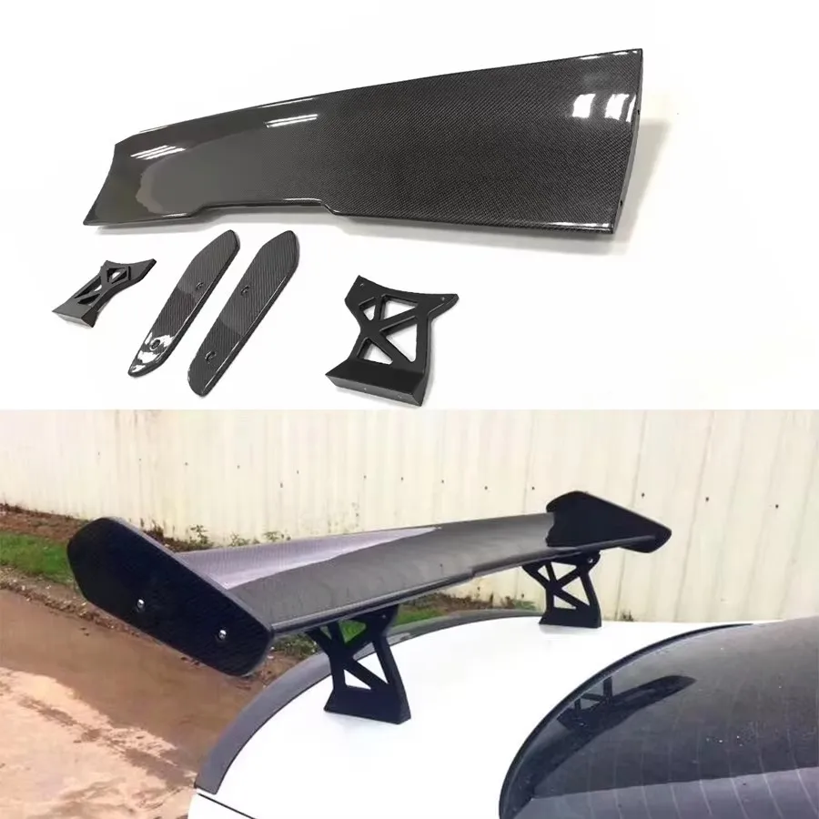 

For BMW M3 F80 G80 M4 F82 G82 Carbon Fiber Tail fins Rear Trunk Spoiler Guide Wing Rear Wing Car Trunk Diverter GTS Style