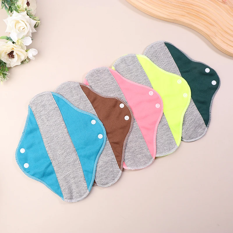 Bantalan Kain Tipis Katun Lembut Dapat Dicuci Celana Dalam Wanita Bantalan Sanitasi Serbet Bantalan Kebersihan Menstruasi Dapat Digunakan Kembali Harian