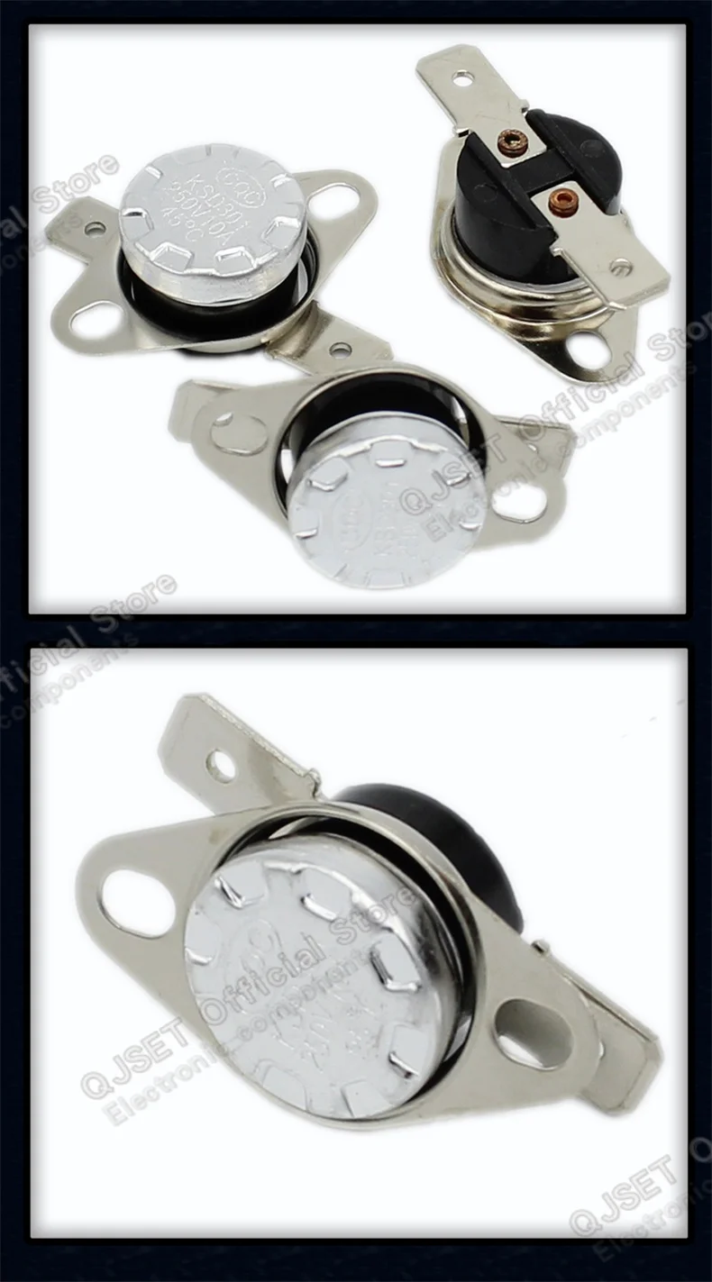 1 Stück KSD301 10A 250V 40-300 Grad Normalerweise Geschlossener Normalerweise Offener Temperaturregelschalter Thermostat 45 ℃ 80 ℃ 85 ℃ 95 ℃ 100 ℃ 180 ℃ – Detail 8