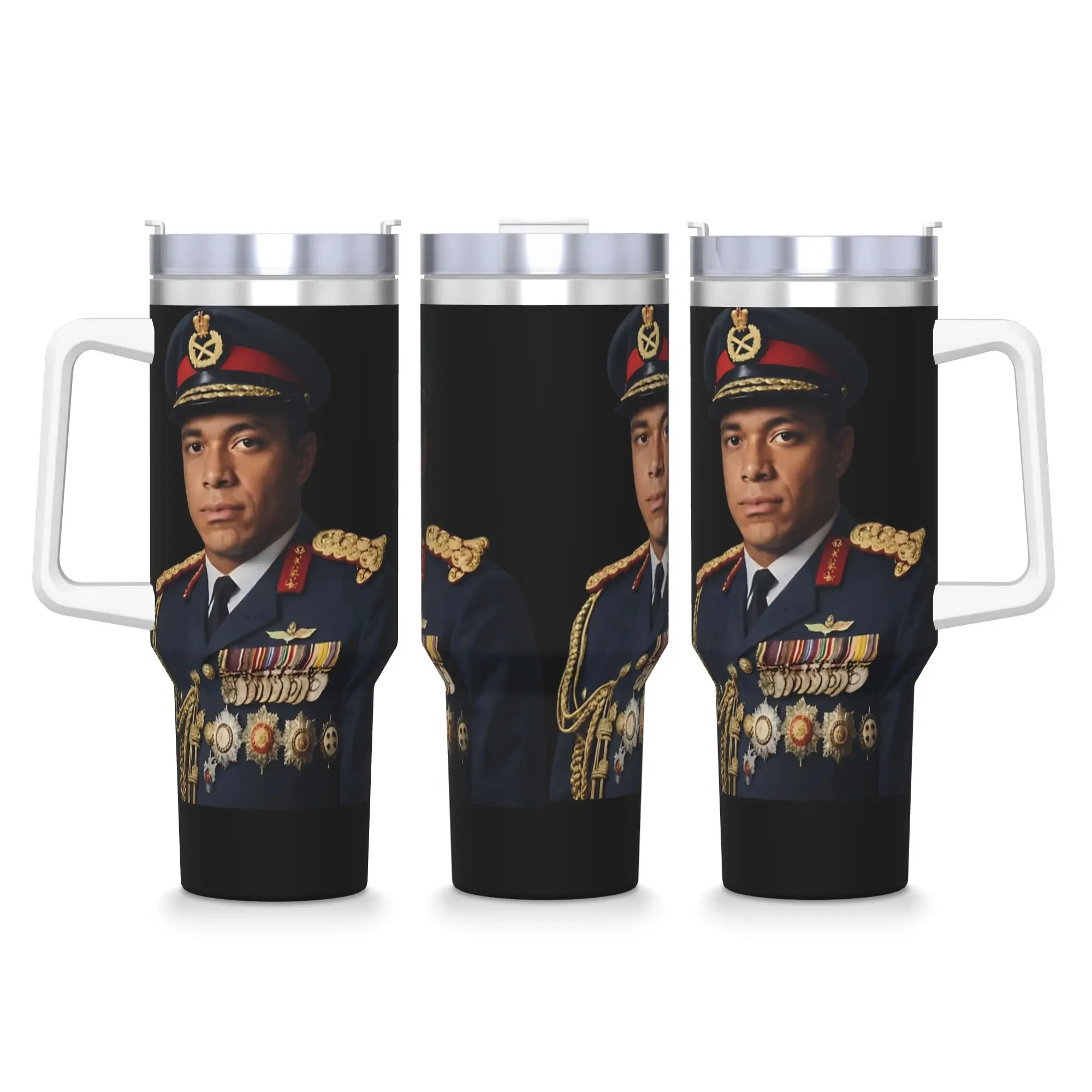 Stainless Steel Tumbler 2026 Dictador Kylian Mbappe Meme Graphic Thermal Cups  Portable Mugs Cup Travelist DIY Water Bottle