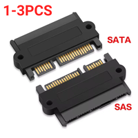 5Gbps SFF 8482 SAS to SATA 180 Degree Angle Adapter Converter Straight Head Portable Durable High Quality for PC