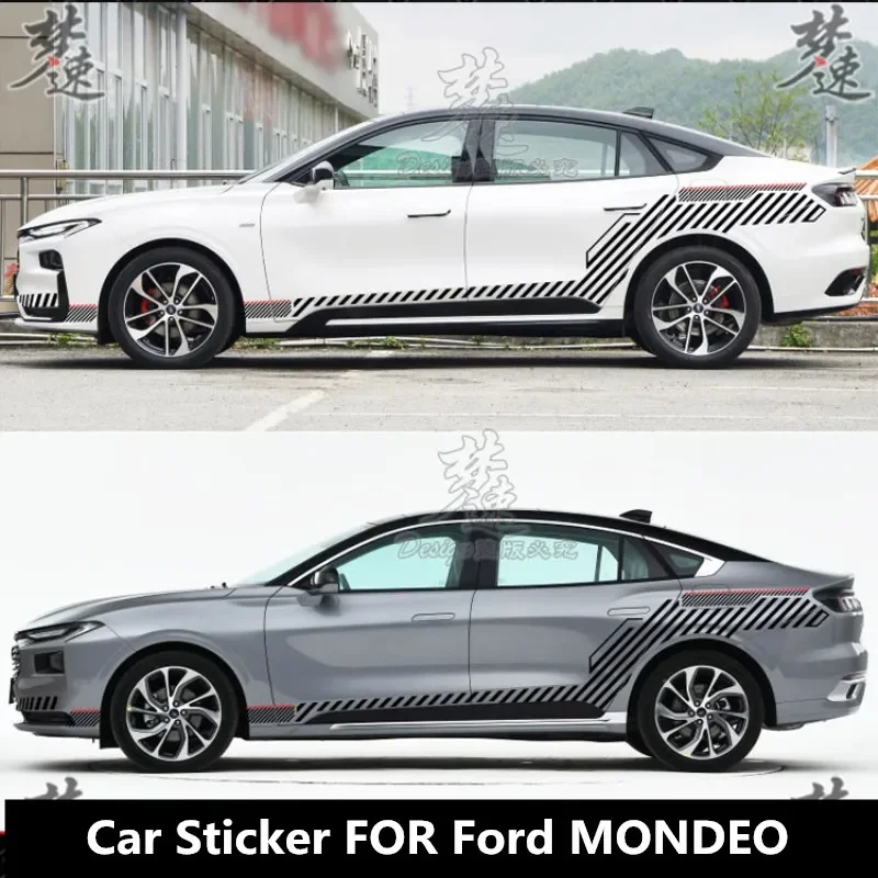 

Новая автомобильная наклейка для Ford MONDEO 2023, внешняя отделка, модифицированная модная спортивная пленка на заказ, наклейка