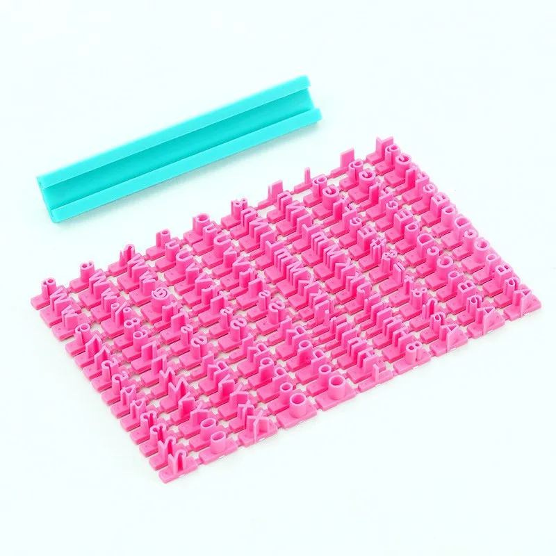 

Английская буквенно-цифровая печать с символом, подходит для штампа для печенья, керамический инструмент «сделай сам»