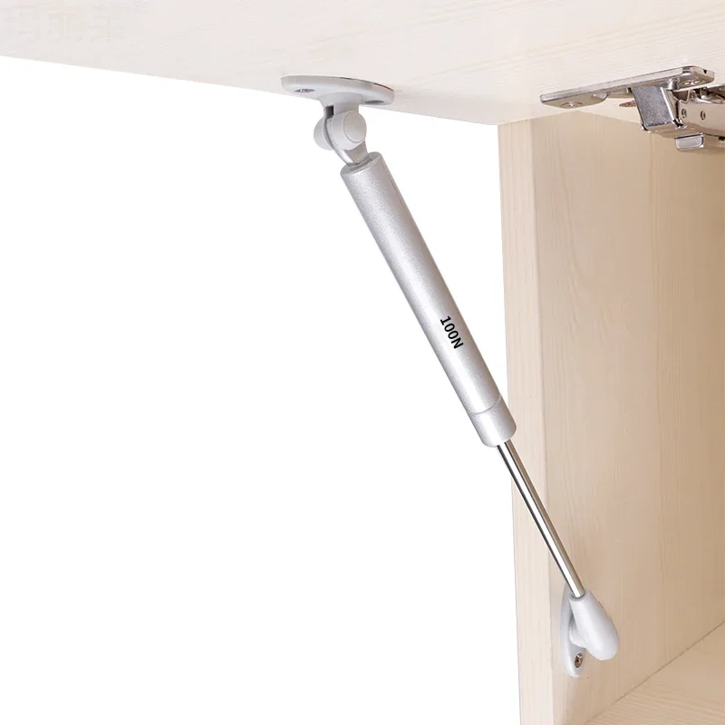 100N 10KG Gas Frühling Schrank Scharnier Kupfer Kern Tür Lift Unterstützung Hydraulische Küche Schrank Tür Scharniere Hardware Teleskop stange