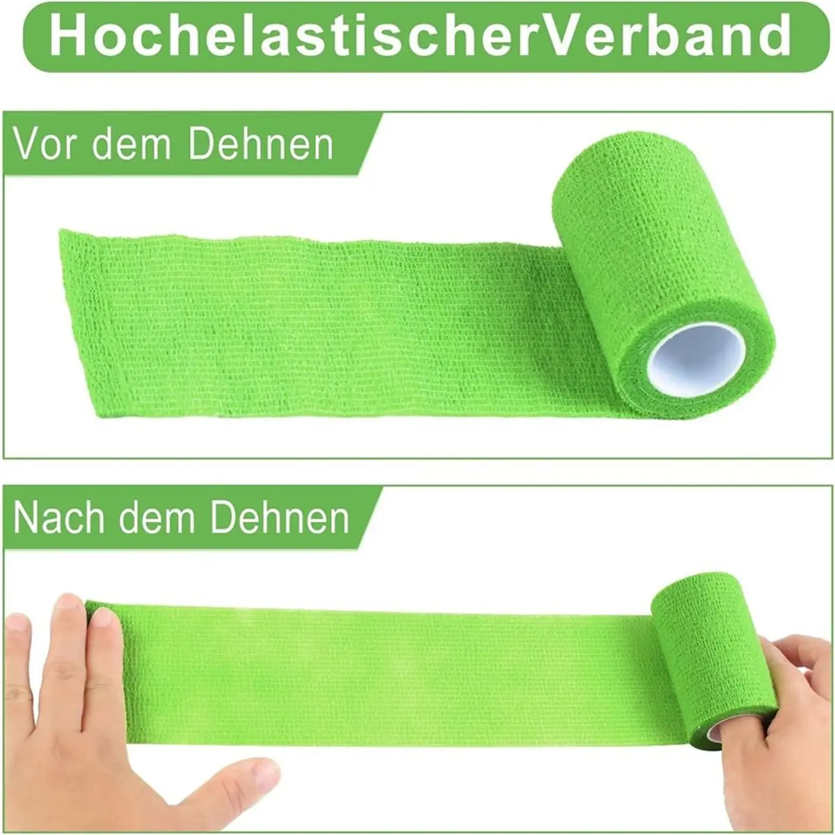 update. 12 Rolls 7.5cm X 4.5m Self-Adhesive Bandage for First Aid, Elastic Fixation Bandage, Cohesive Bandage