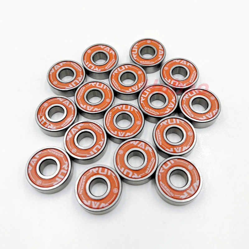 16 قطعة تحمل 8x22x7 مللي متر كرة سيراميك صامتة مقاومة للماء ​ ​ تحمل سرعة التزلج على الجليد ​ ​ لوح التزلج