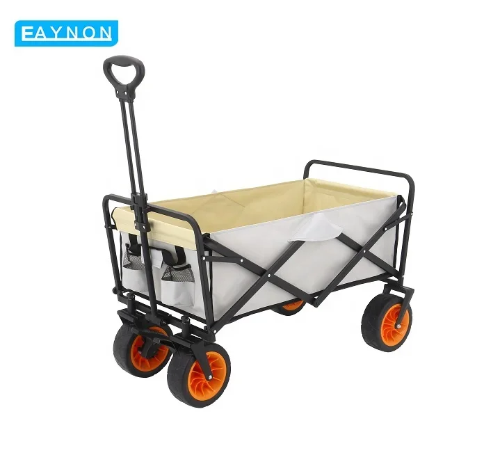 Small Outdoor Electric Collapsible Folding Shopping Trolley Hand Beach Wagon Camping Carts