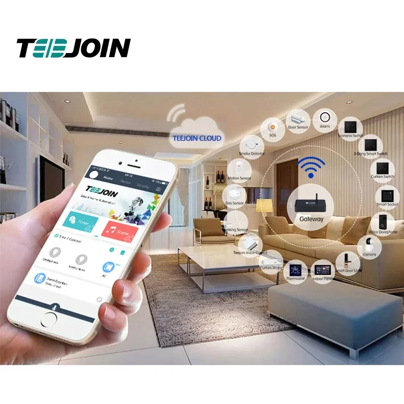 KNX EIB Smart home security system automation knx building control system intelligent switch with android/iOS wireless control