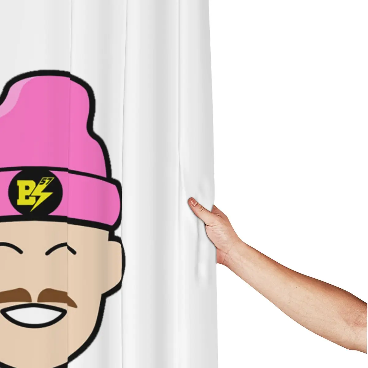 

Занавеска для душа Billy Bolt, полиэстеровая, водонепроницаемая, с крючками