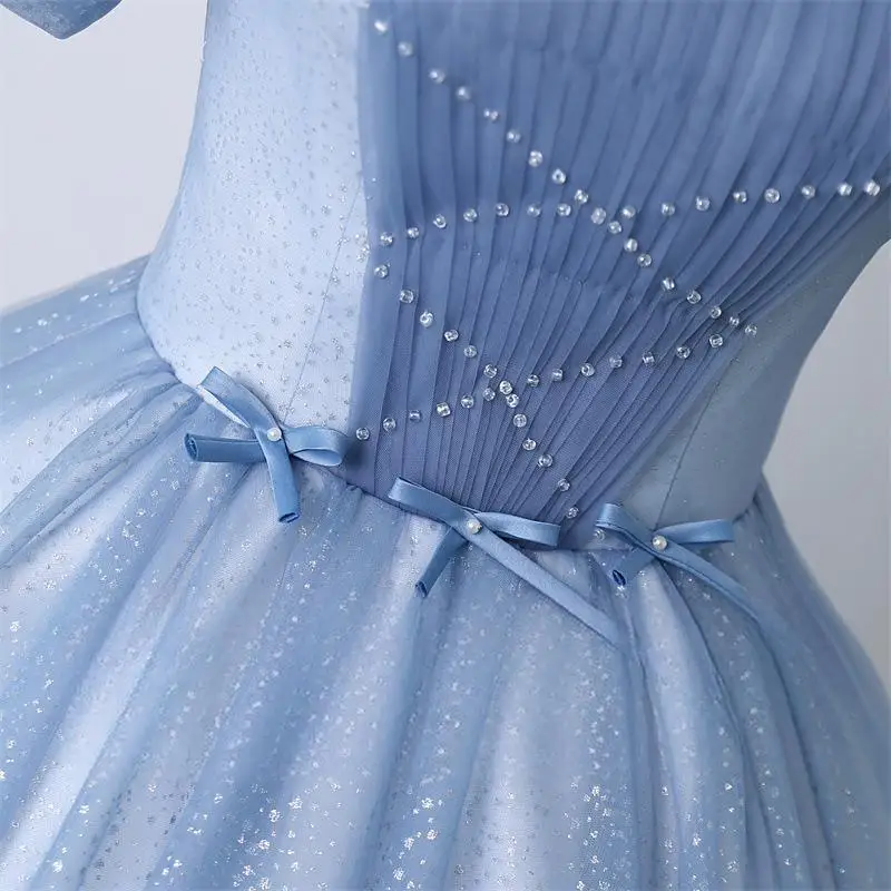 New Student Art Exam Performance Dress, Long Style, Vocal and Beautiful Voice, Solo Singing, Piano, Choir, Host, Fluffy Skirt