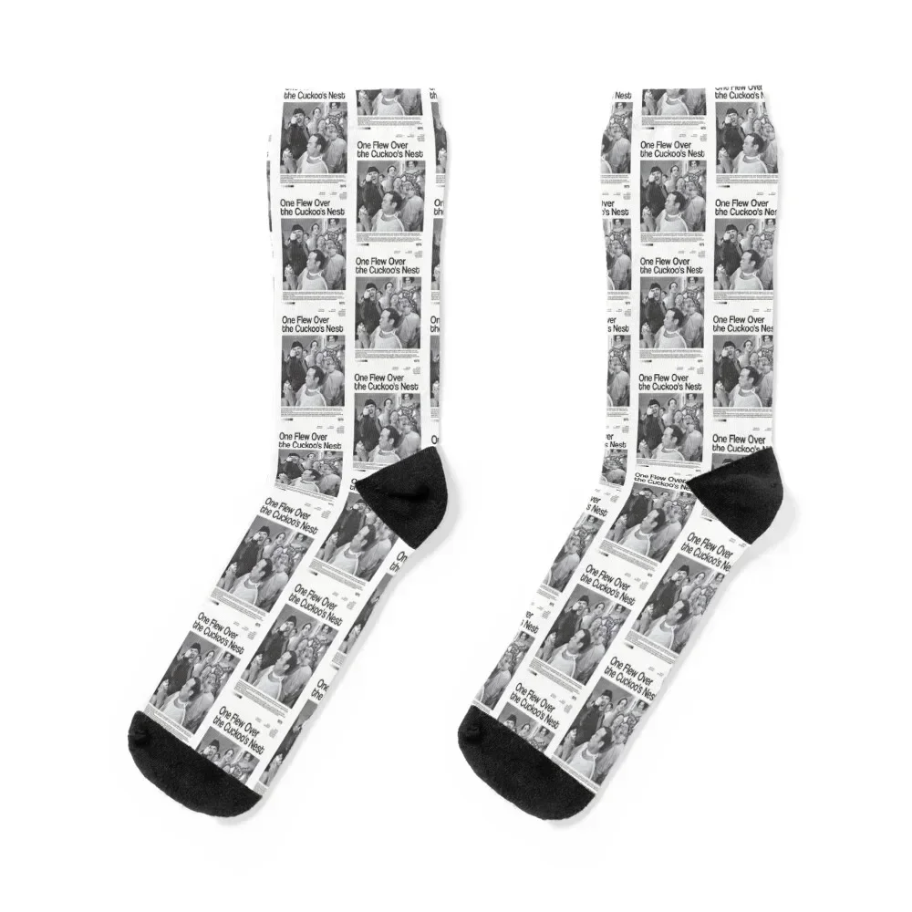

One Flew Over the Cuckoo's Nest movie poster Socks summer floral shoes luxe Socks For Man Women's
