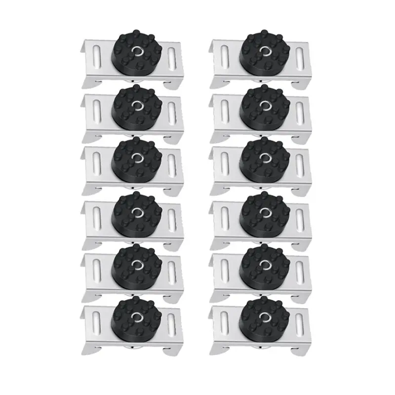A01F-Sound Isolation Clips-Reduces Noise From Noisy Neighbors 12-Pack-Sound Proofing Mounting Clips-Drywall Soundproofing
