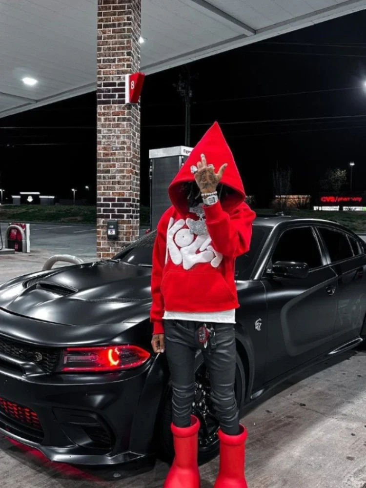 

Мужская толстовка с принтом в стиле хип-хоп, новинка 2023, Свитшот оверсайз с карманами, уличный костюм в стиле Харадзюку, Свободный пуловер, толстовка, уличная одежда