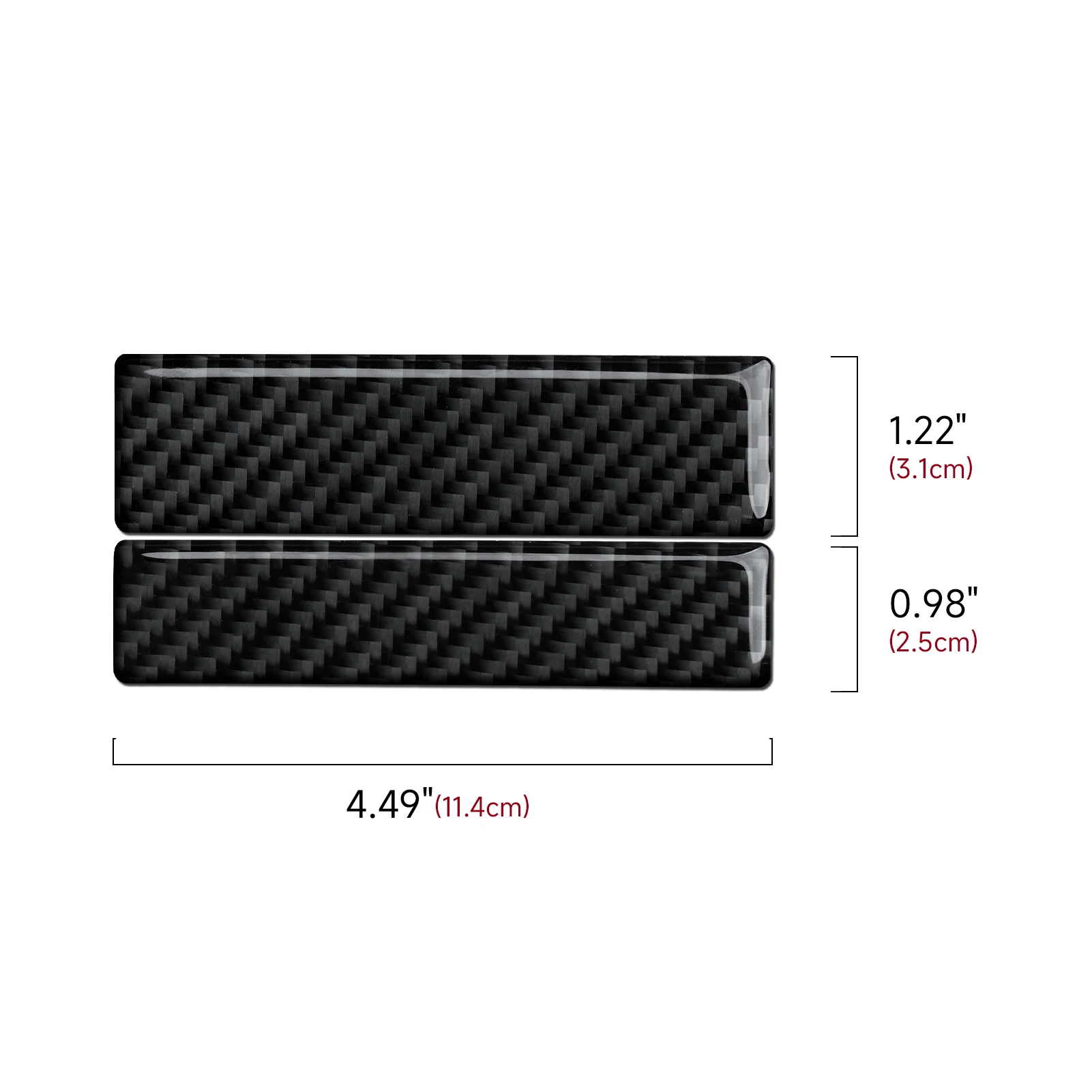 For VW Jetta A4 Bora Golf IV MK4 R32 GTI Variant (1997-2005), Car Rear Storage Trim Strip, Carbon Fiber Interior Sticker. view 2