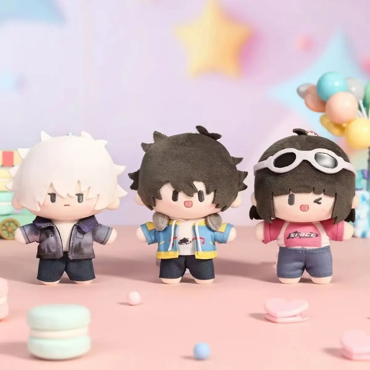 New Link Click Plush Doll Anime Figure Cheng Xiaoshi Lu Guang Qiao Ling Cute Pendants Keychain Hugging Plushie Bag Toys Gifts