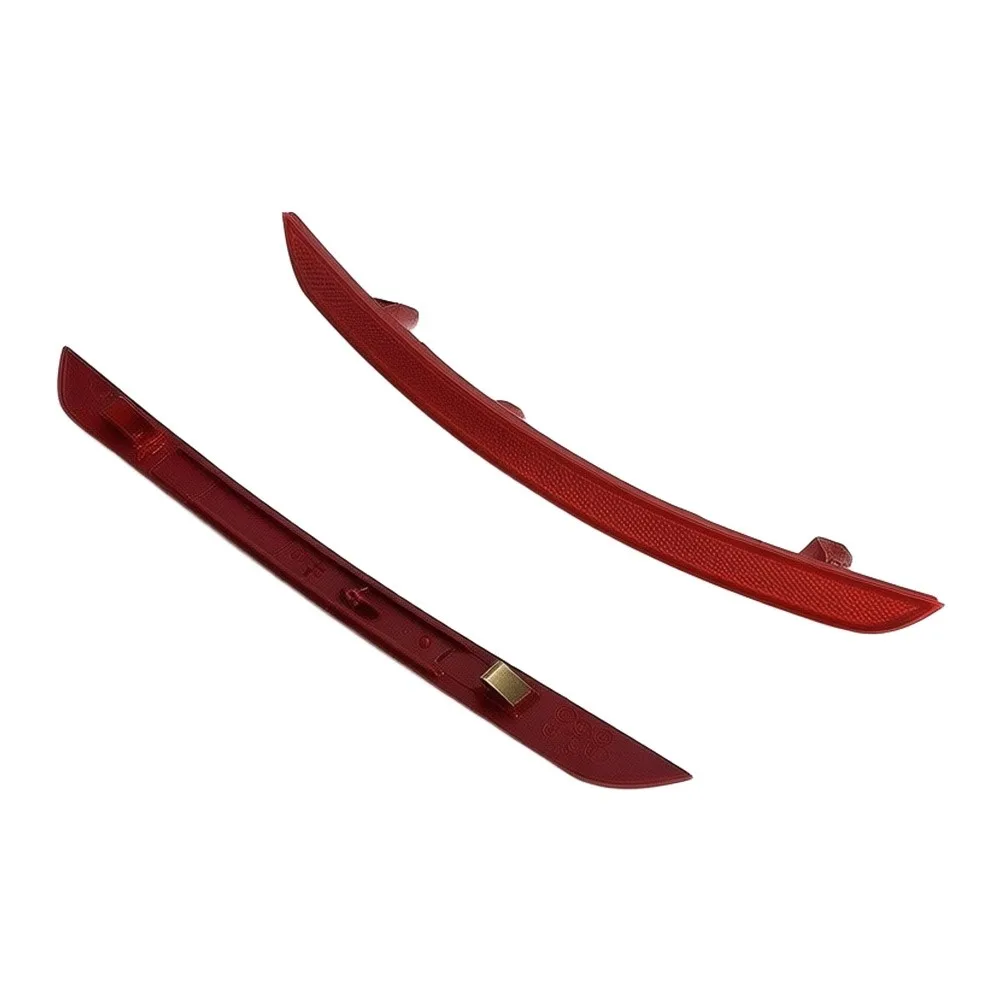 Red ABS Rear Bumper Reflector Kit for Fiat For 500X 2014-2023 Direct Fit No Modification Needed 51941876 51941875